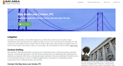 Desktop Screenshot of bayarealawcenter.com